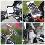Aluminum Handlebar Phone Holder for Bikes and ATVs