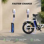 500W Electric Cargo Bike, 60-Mile Range, 20" Tires