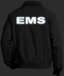 Reflective Logo Fleece Lined Cycling Jacket