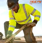 High Visibility Long Sleeve Reflective Safety Shirt