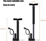 Bike Floor Pump with Pressure Gauge