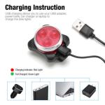 USB Rechargeable LED Bike Light Set