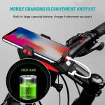 40000LM USB Rechargeable Bike Headlight and Power Bank