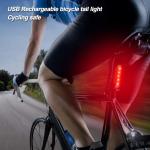 USB Rechargeable LED Bike Headlight and Taillight Set