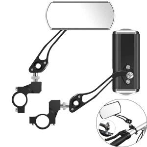360° Rotating Bike Handlebar Rear View Mirrors