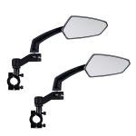 Bike Handlebar Mirrors – Rotatable Rear View Pair