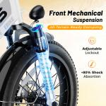 Aipas 20'' Folding Electric Bike 750W 62 Miles