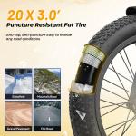 Aipas 20'' Folding Electric Bike 750W 62 Miles