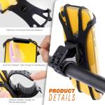 Detachable 360° Silicone Phone Mount for Bikes