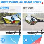 Bike Mirror Set for 22-25mm Handlebars