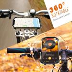 Detachable 360° Silicone Phone Mount for Bikes