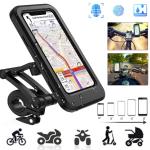 Waterproof Motorcycle Handlebar Phone Mount for Smartphones