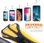 Detachable 360° Silicone Phone Mount for Bikes