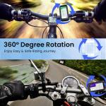 Waterproof Motorcycle Handlebar Phone Mount for Smartphones