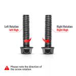 Bike Handlebar Mirrors – Rotatable Rear View Pair