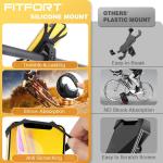 Detachable 360° Silicone Phone Mount for Bikes