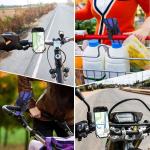 Detachable 360° Silicone Phone Mount for Bikes
