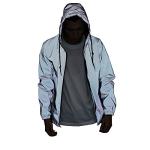 LZLRUN Reflective Hooded Windbreaker Jacket