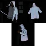 LZLRUN Reflective Hooded Windbreaker Jacket