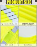 JaGely 6 Pack High Visibility Safety Shirts