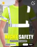 JaGely 6 Pack High Visibility Safety Shirts