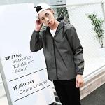 LZLRUN Reflective Hooded Windbreaker Jacket