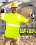 JaGely 6 Pack High Visibility Safety Shirts