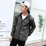 LZLRUN Reflective Hooded Windbreaker Jacket