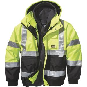 Men's High Visibility 3-in-1 Cycling Bomber Jacket