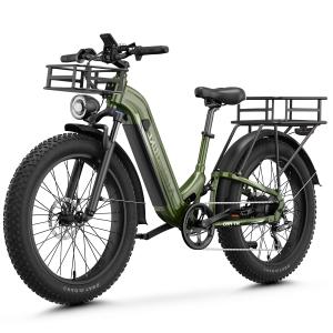 26'' Fat Tire Electric Mountain Bike 1800W 36MPH