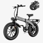 Luckeep 1500W Folding Electric Fat Tire Bike