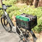 Axiniu Foldable Rear Bike Basket and Rack