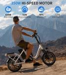 Peak 630W Folding Electric Bike with Suspension
