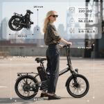 20" Electric Folding Bike 750W 48V Commuter