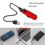 USB Rechargeable LED Bike Light Set