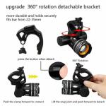 USB Rechargeable LED Bike Light Set