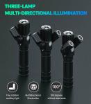 USB Rechargeable LED Bike Headlight Set