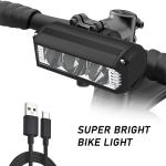 USB Rechargeable Bright Waterproof Bike Front Light