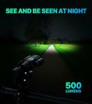 USB Rechargeable LED Bike Headlight Set