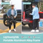 850W Folding Electric Bike for Adults - Blue