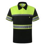 HoliSecure Men's High-Visibility Reflective Polo Shirt