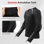 Men's CE Armor Mesh Motorcycle Jacket with Reflective Strips