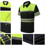 HoliSecure Men's High-Visibility Reflective Polo Shirt