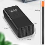 150PSI Portable Bike Air Pump with Gauge & Light