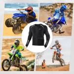 Men's CE Armor Mesh Motorcycle Jacket with Reflective Strips