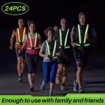 36 Reflective Running Vests and Shirts with Straps