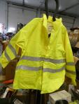 4XL Hi-Vis Safety Gear Set: Jacket, Hood, Pants, Tee