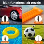 150PSI Portable Bike Air Pump with Gauge & Light