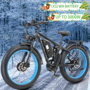 KETELES 26" Full Suspension Dual Motor E-Bike