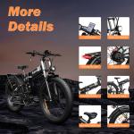 26" Electric Off-Road Bike 3000W 52V 20Ah